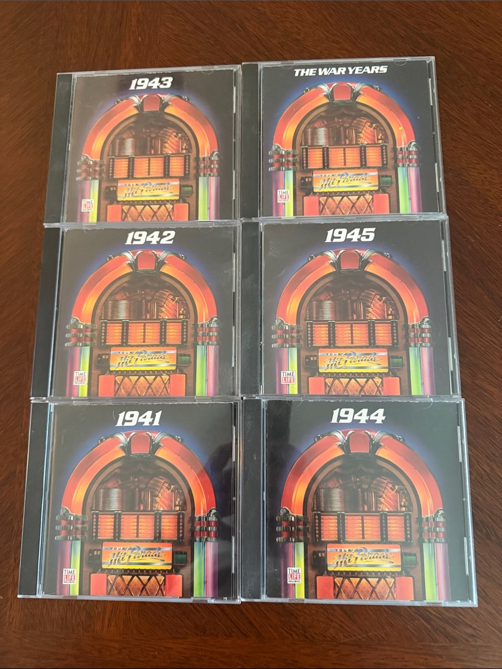 The War Years 1941-1945 CD Set - Multi-Color Jukebox Artwork